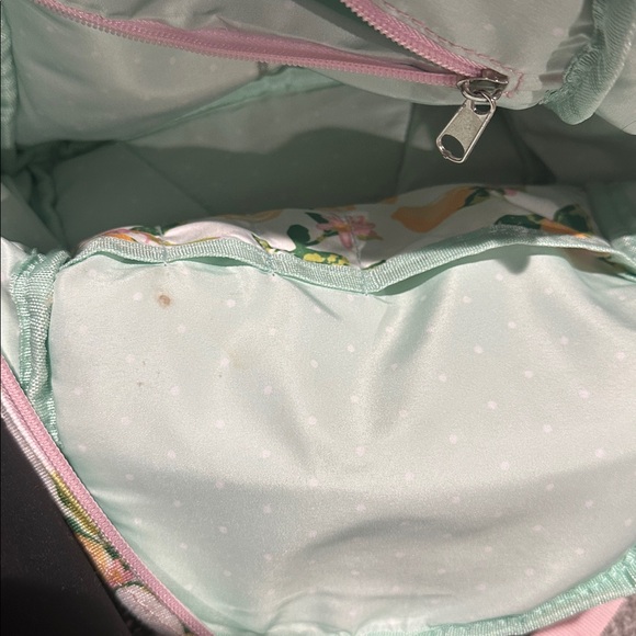 SweetHoney Lemon mini backpack with plaid checkered accents - Picture 8 of 8